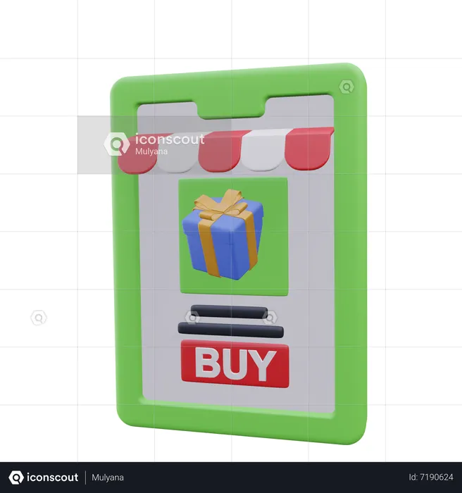 Handyladen  3D Icon