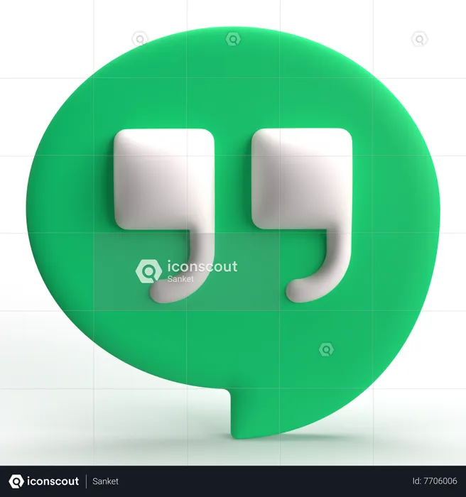 Hangouts  3D Icon