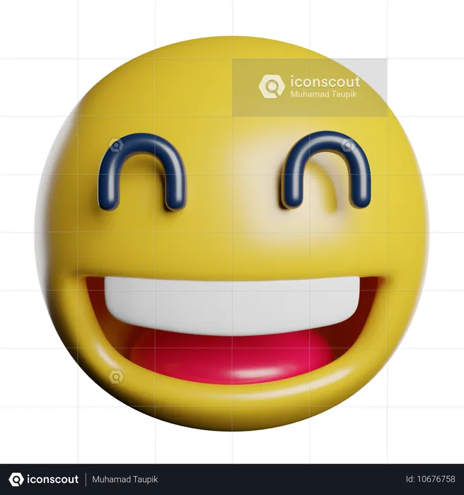 Happiness  3D Icon