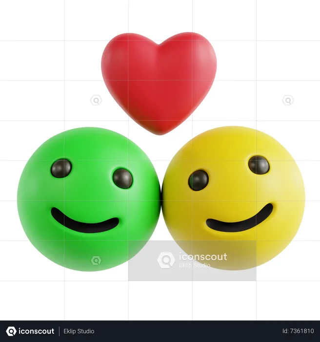 Happiness  3D Icon