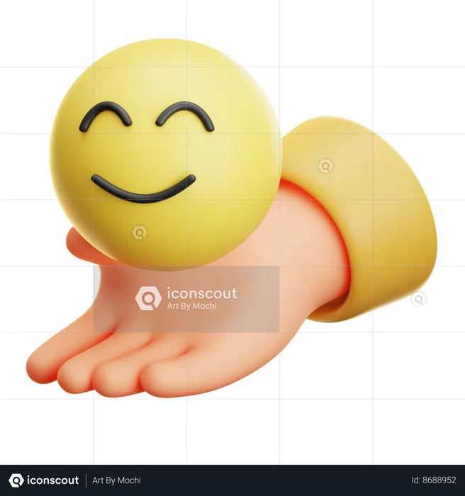 Happy  3D Icon