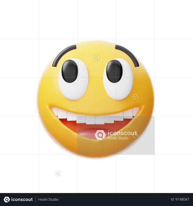 Happy Emoji 3D Icon
