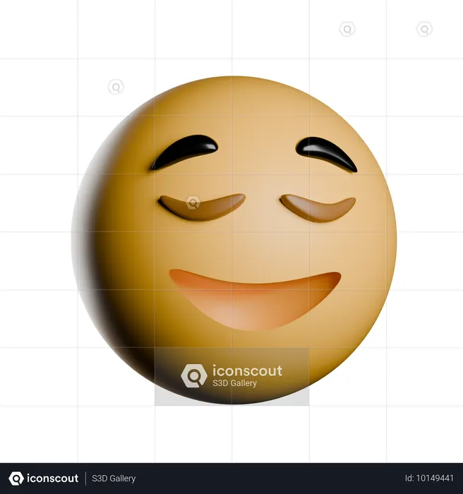 Happy  3D Icon