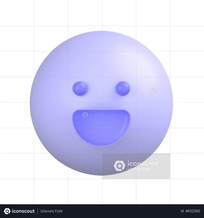 Happy Emoji 3D Icon