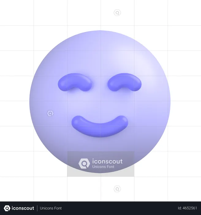 Happy Emoji 3D Icon