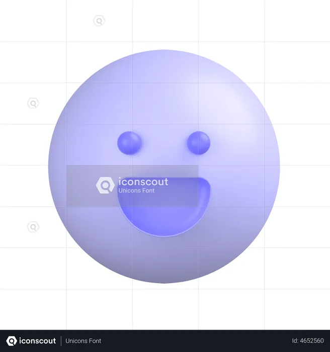 Happy Emoji 3D Icon