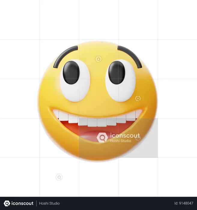 Happy Emoji 3D Icon