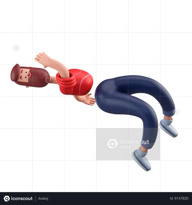 Happy  3D Illustration