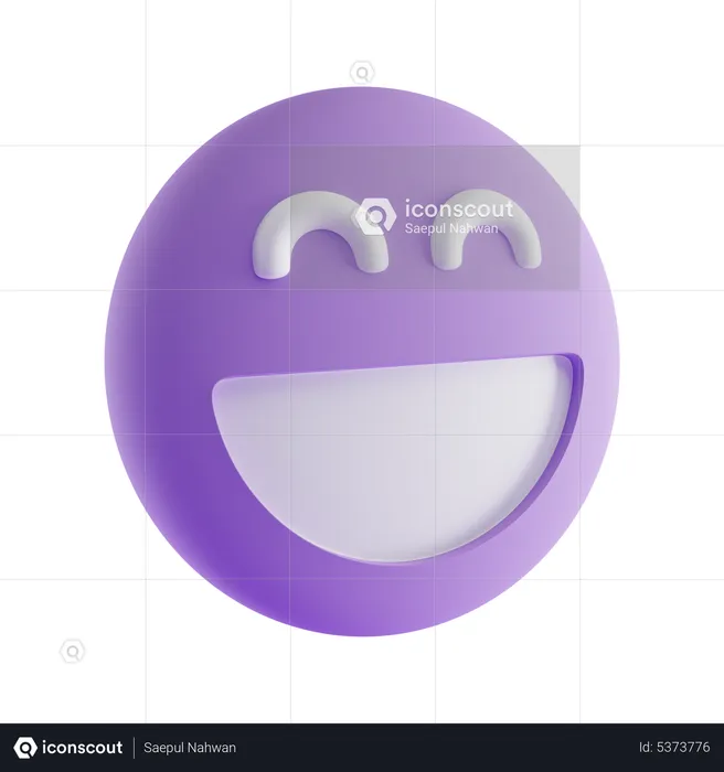 Happy  3D Icon