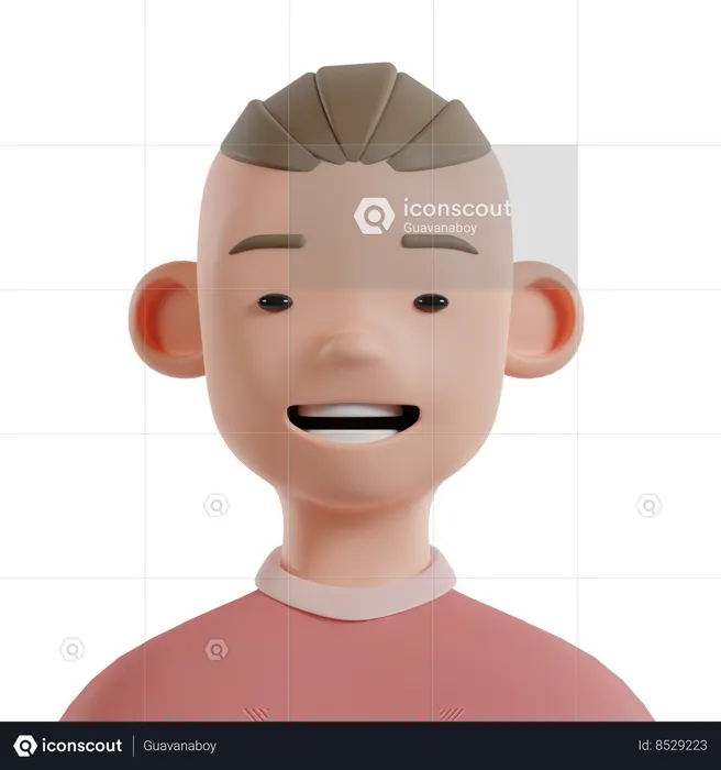 Happy Boy  3D Icon