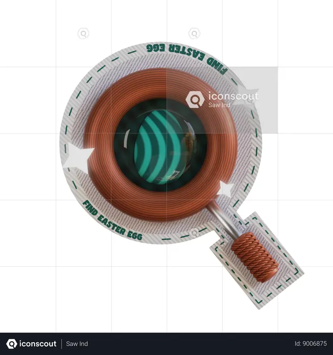 Find Easter Egg  3D Sticker