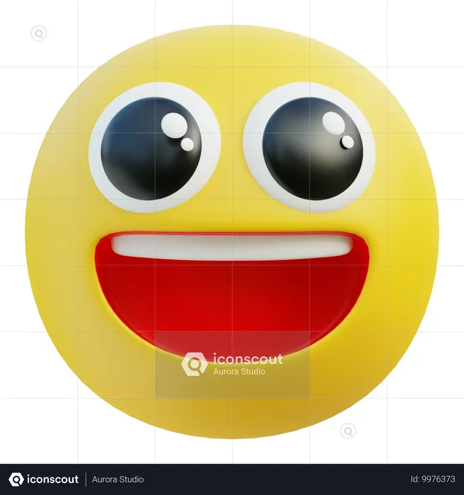 행복한 이모티콘 Emoji 3D Icon