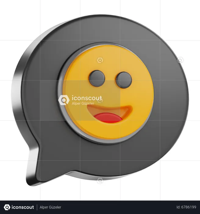 Happy Emoji  3D Icon