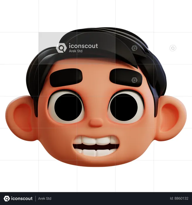 Happy Emoji Emoji 3D Icon
