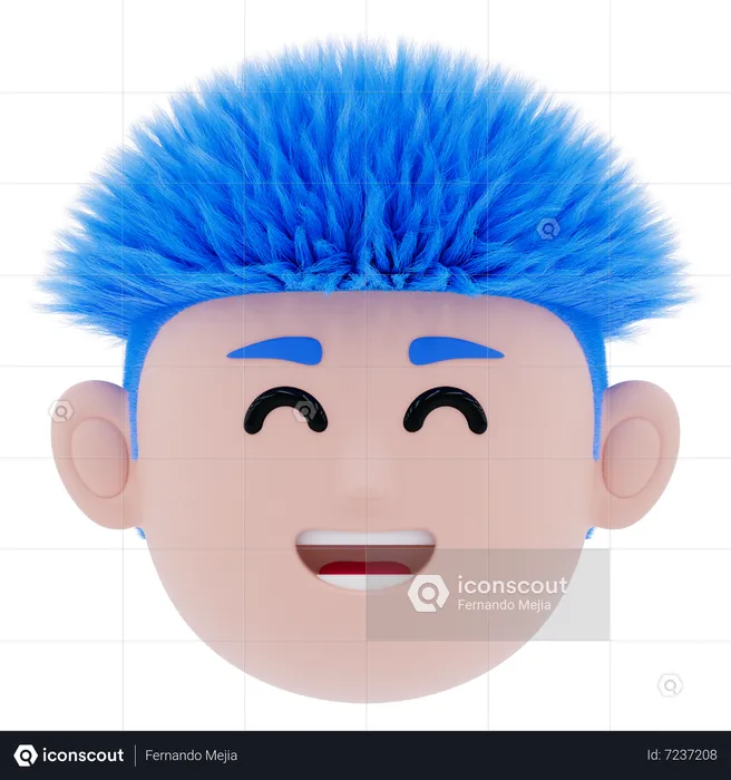 Happy Face Emoji 3D Icon