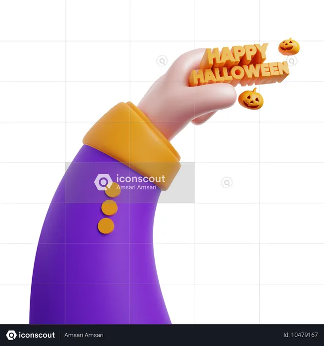 Happy Halloween  3D Icon