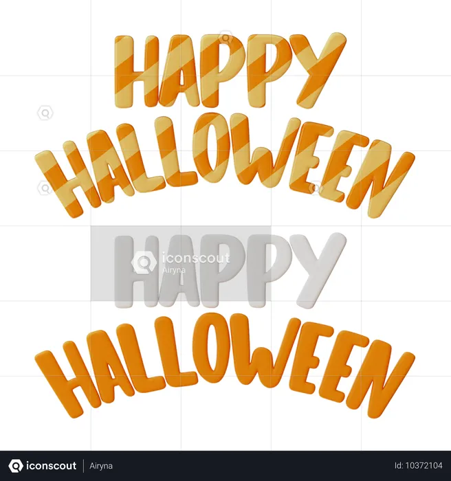 Happy halloween  3D Icon