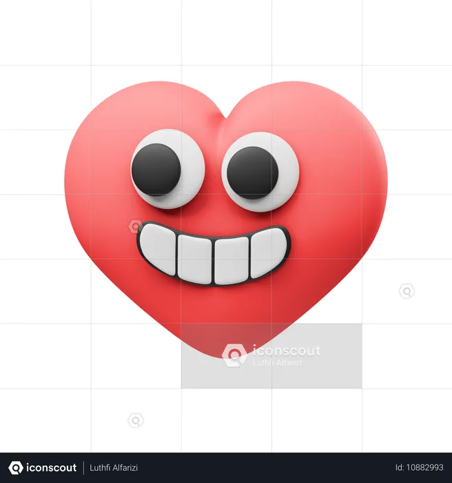 Happy Love  3D Icon