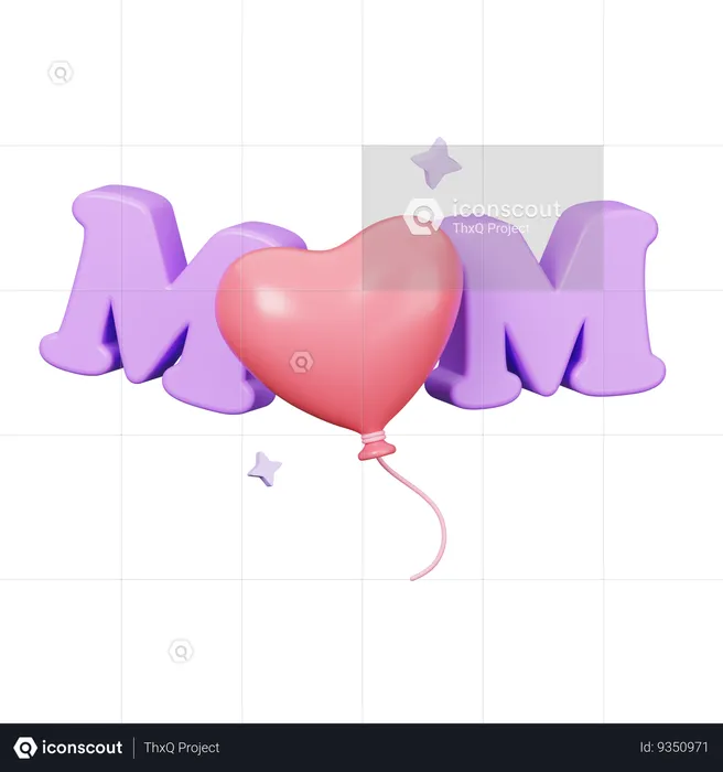Happy Mother Day  3D Icon