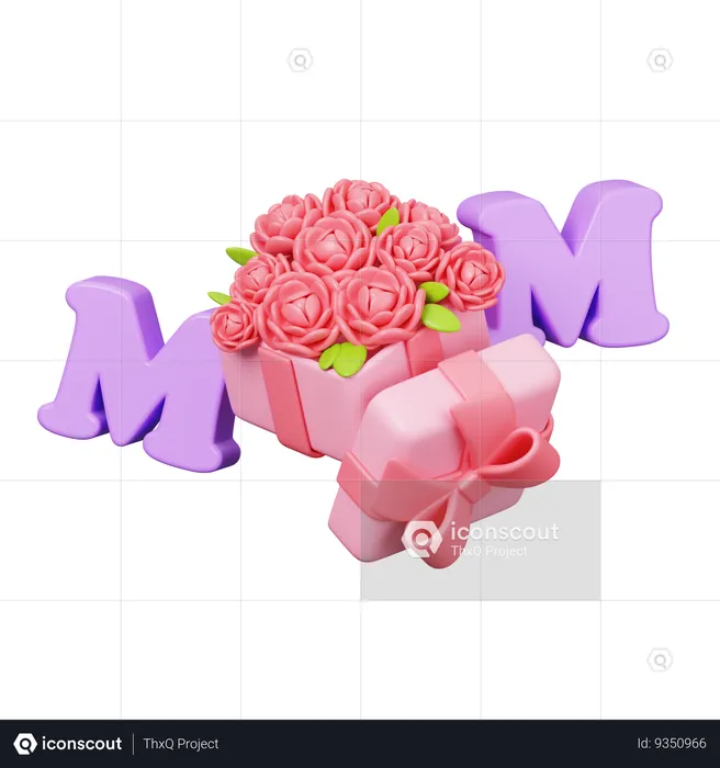 Happy Mother Day  3D Icon