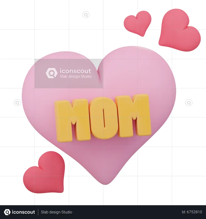 Happy Mothers Day  3D Icon