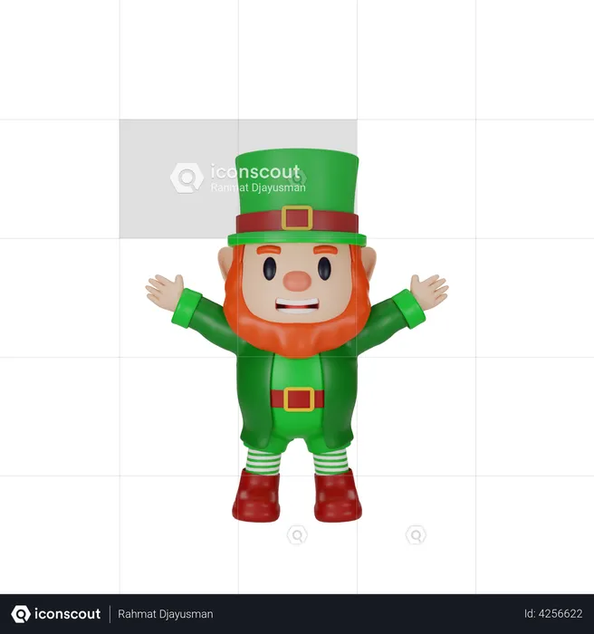 Happy Patrick's Day  3D Illustration