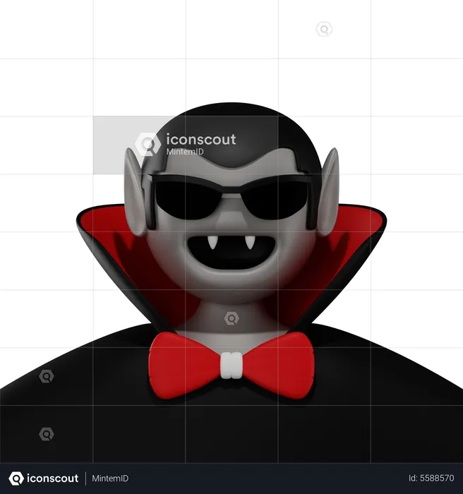 vampire 3d rendering icon illustration 29252699 PNG
