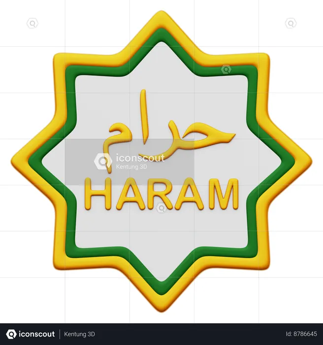 Haram  3D Icon