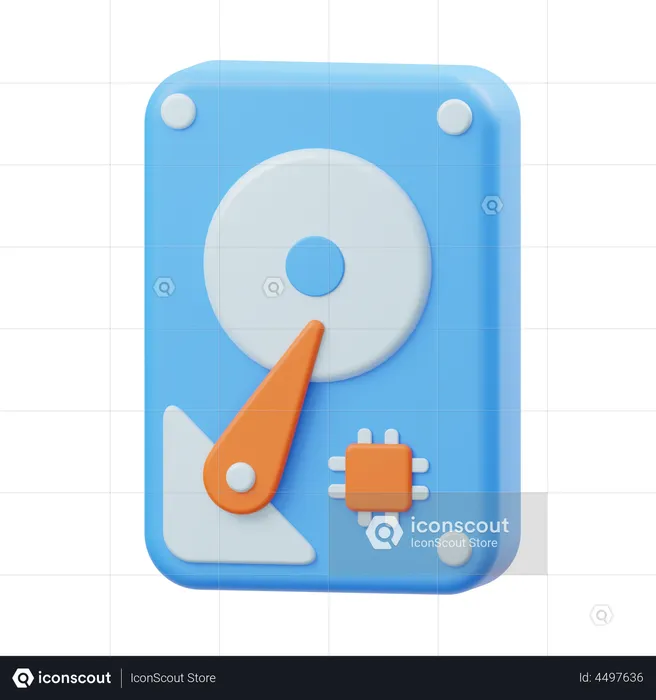 Hard Disk  3D Icon