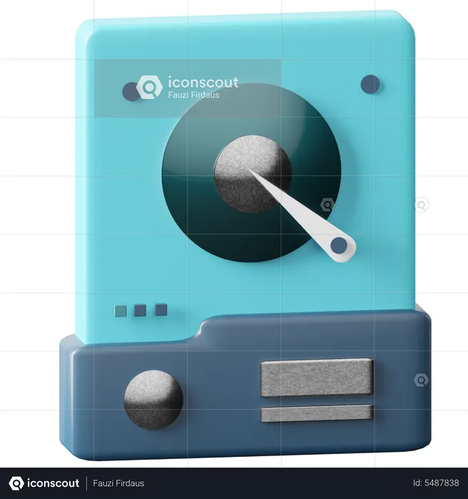 Hard Disk Drive  3D Icon