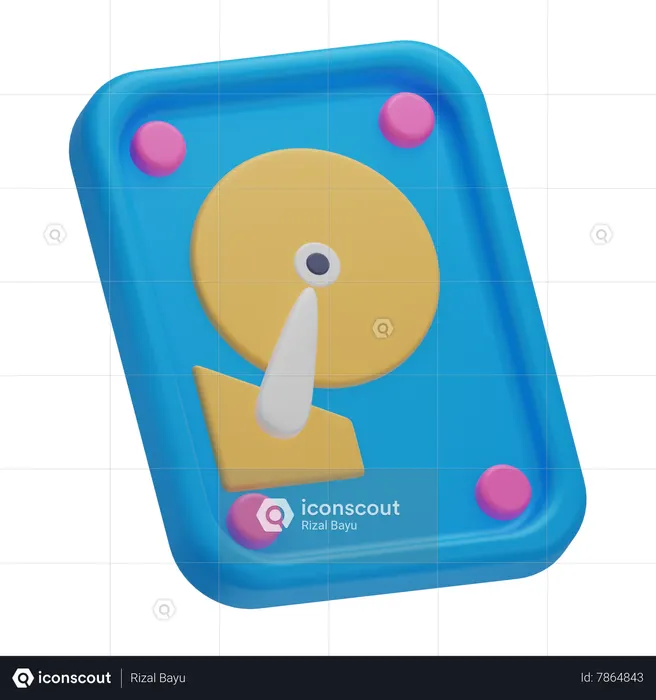 Hard Drive  3D Icon