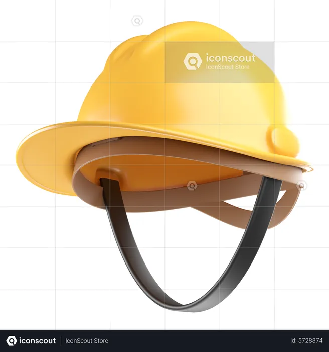 Hard Hat  3D Icon