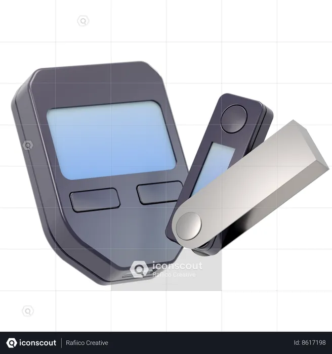 Hardware Wallet  3D Icon