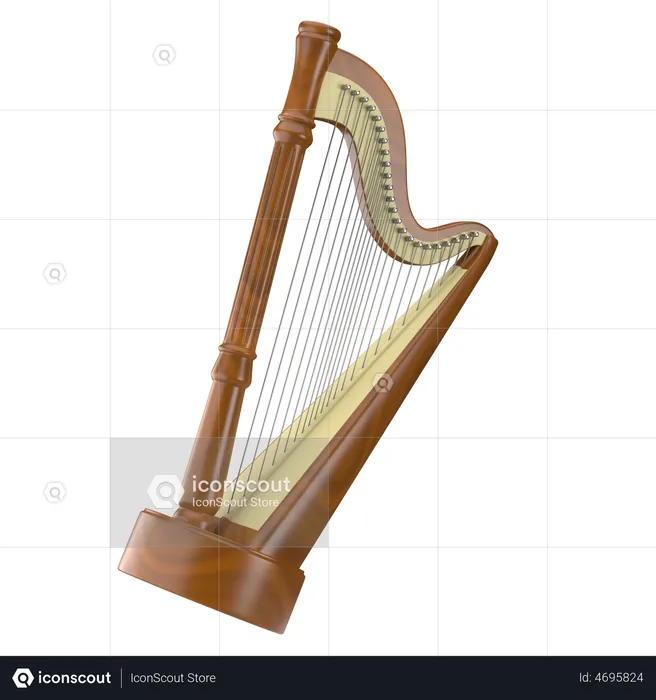 Harpe  3D Icon