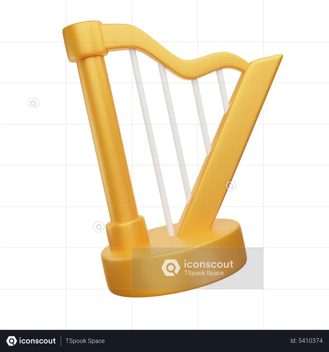 Harpe  3D Icon