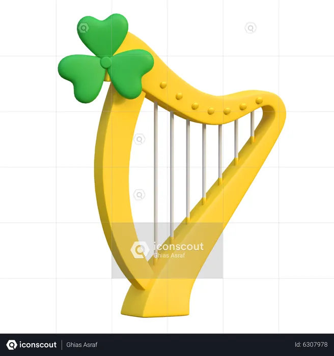 Harpe  3D Icon