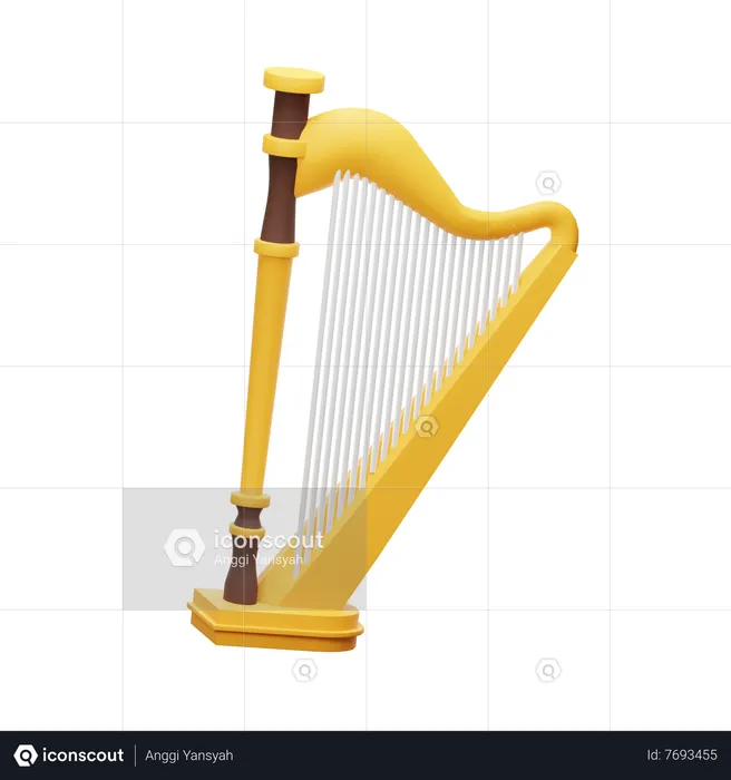 Harpe  3D Icon