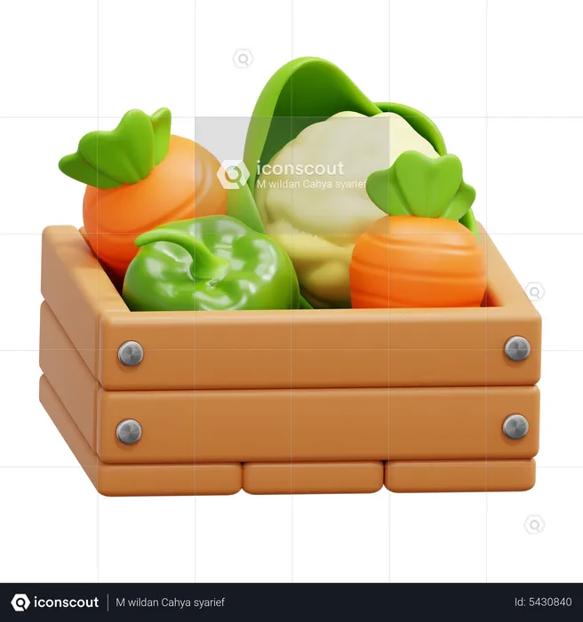 Harvest Box  3D Icon