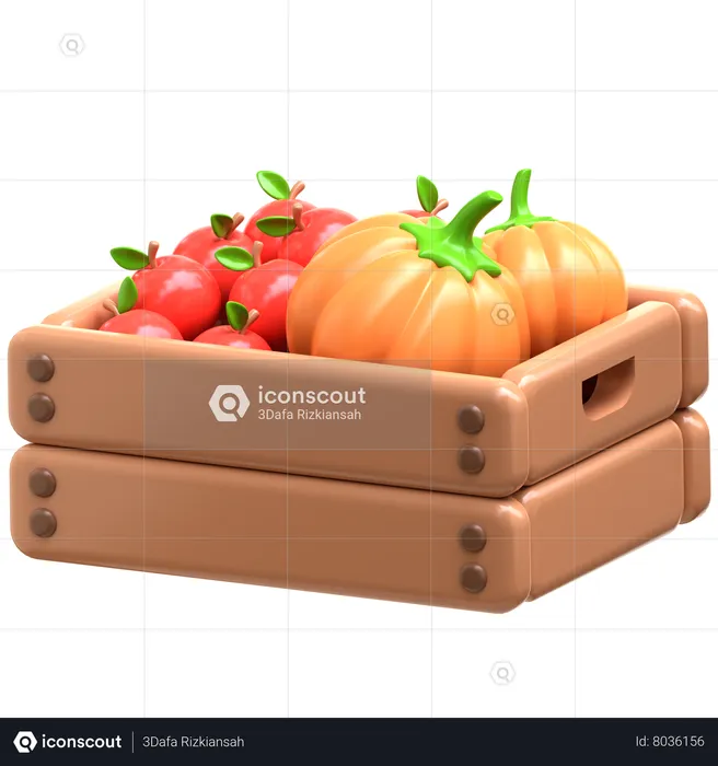 Harvest Box  3D Icon