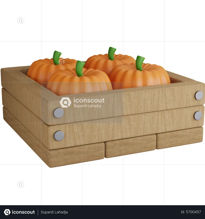 Harvest Pumpkin  3D Icon