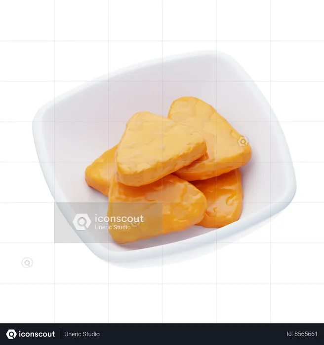 Hash Browns  3D Icon