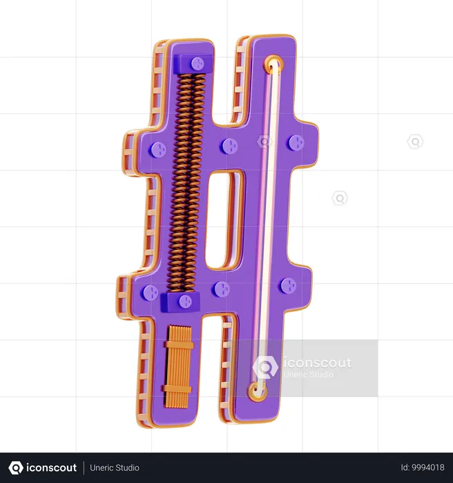 Signe de hashtag  3D Icon