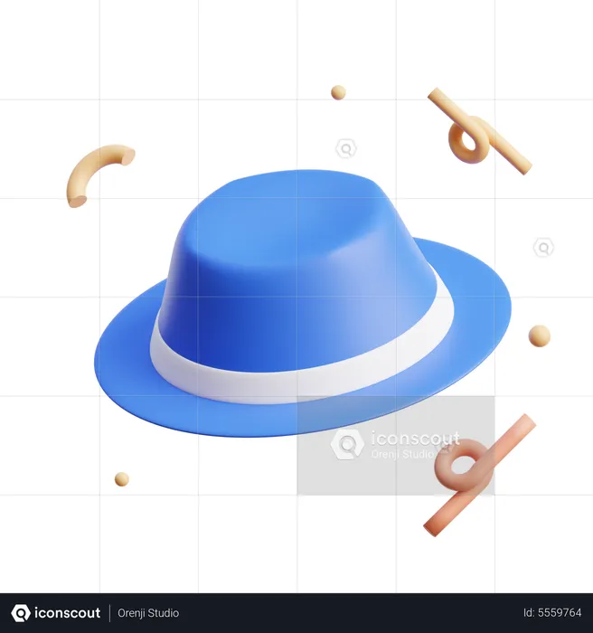 Hat  3D Icon