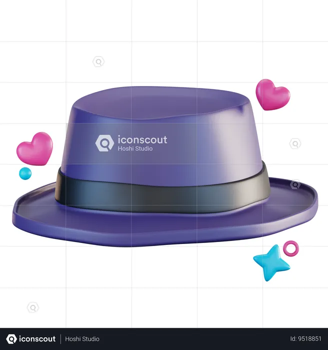 Hat  3D Icon