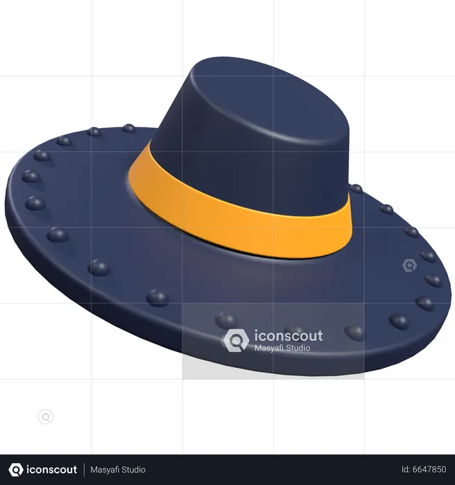 Hat  3D Icon