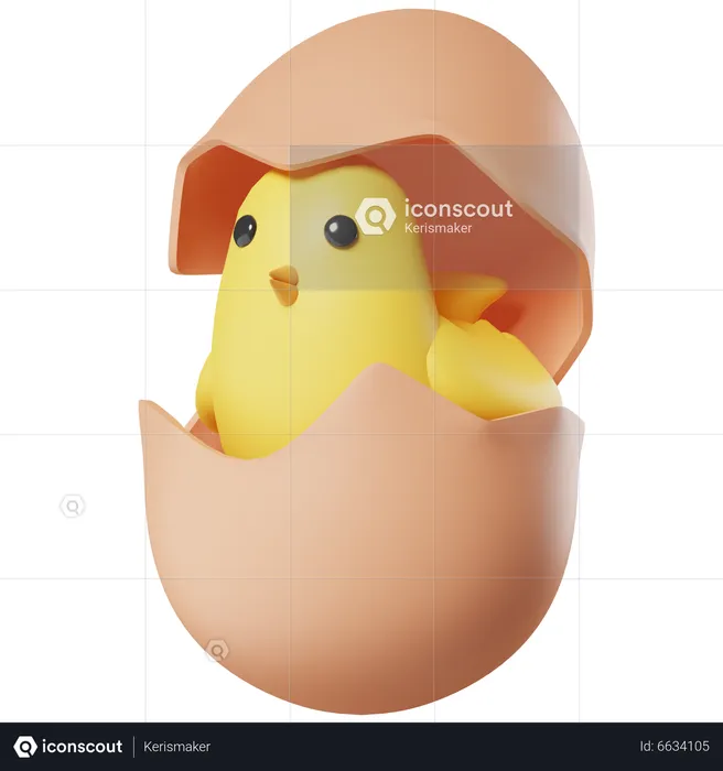 Hatch Egg  3D Icon