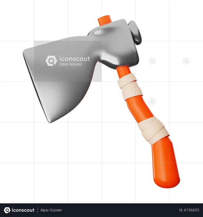 Hatchet  3D Icon
