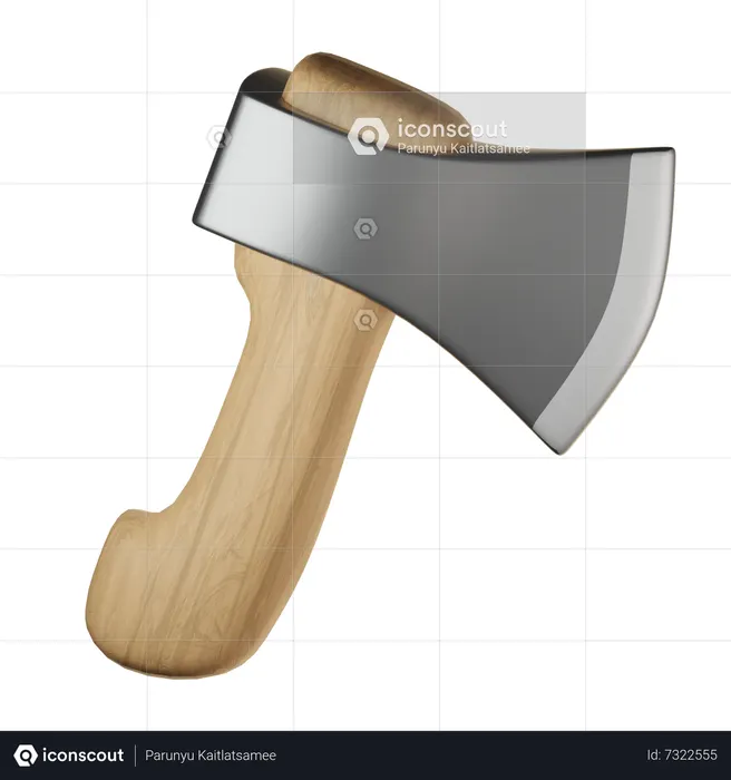 Hatchet  3D Icon