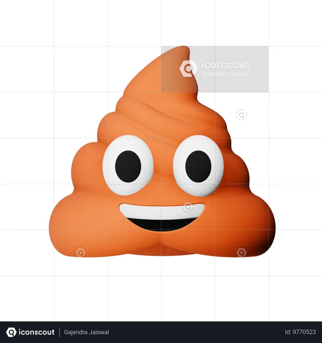 Haufen Kot Emoji Emoji 3D Icon