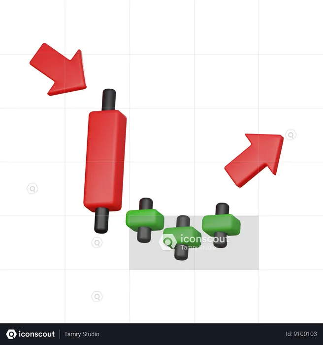 Tri étoile haussière  3D Icon